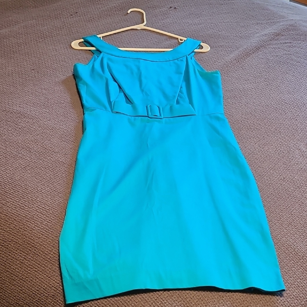 Calvin Klein Collection Blue Midi Dress